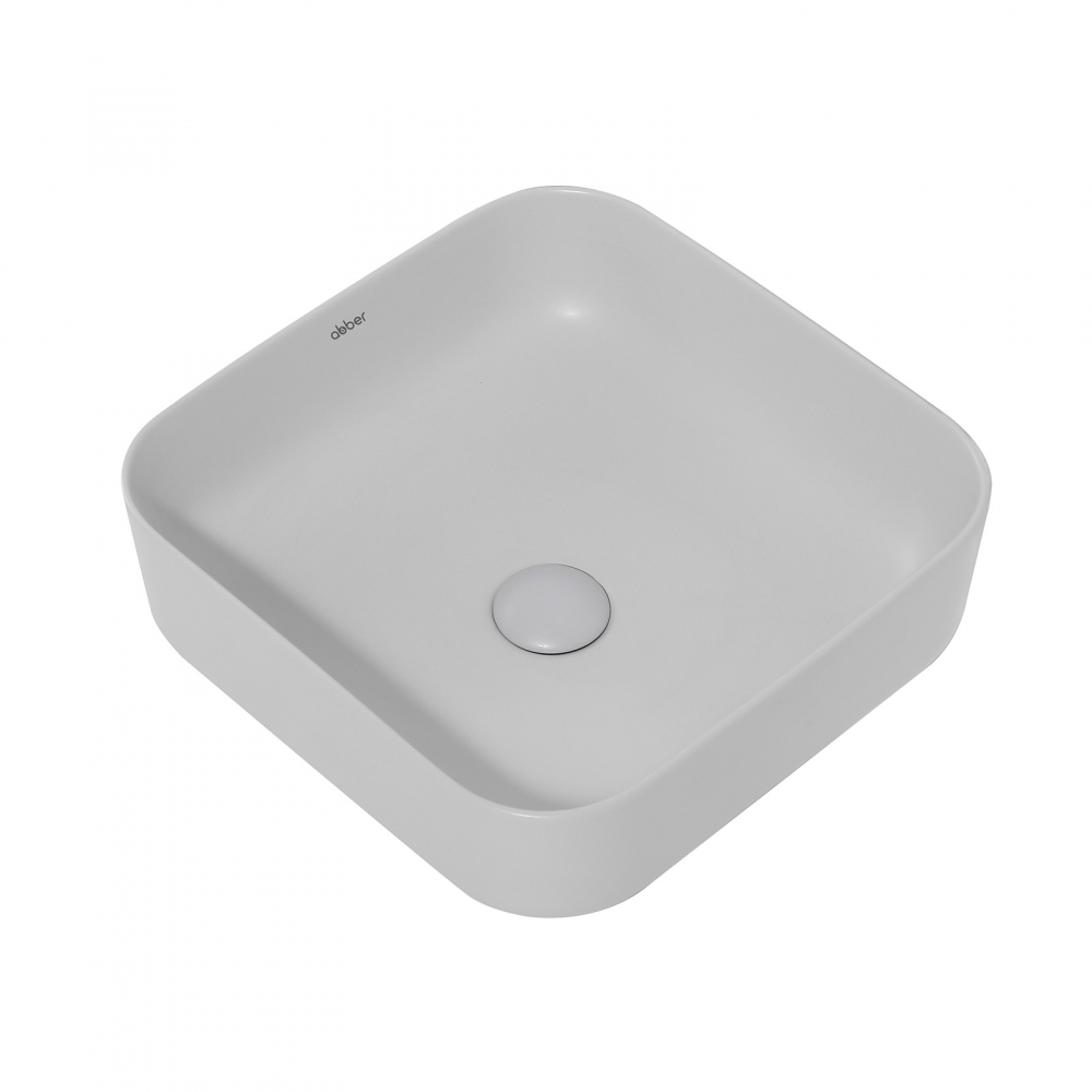 Раковина накладная ABBER Rechteck AC2211MLG светло-серая матовая в магазинах СантехГид