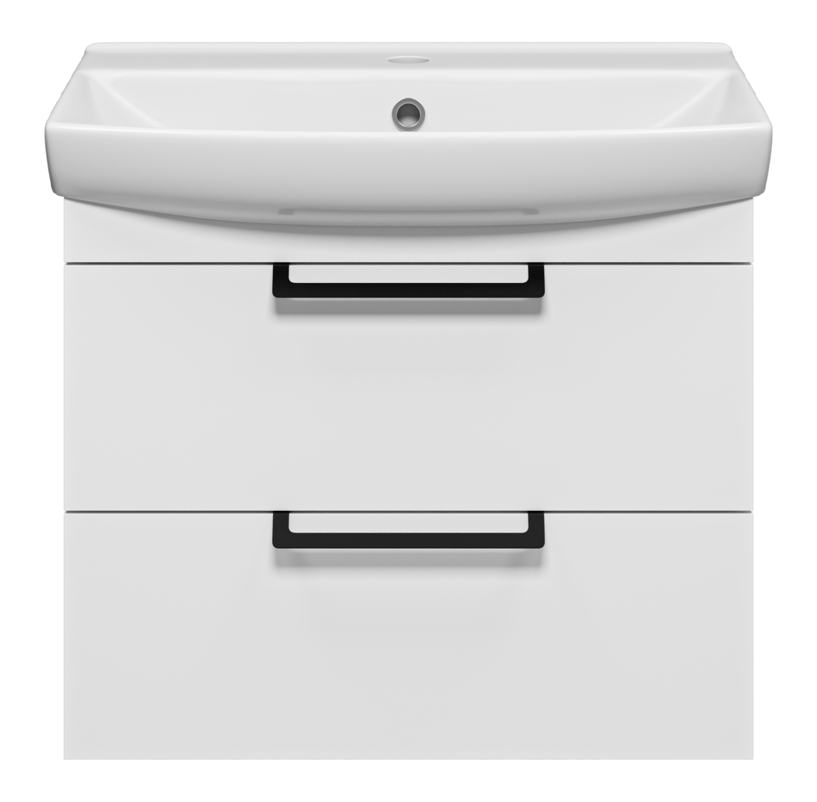 Клермонт - 60 тумба подвесная 2 ящ. + раковина