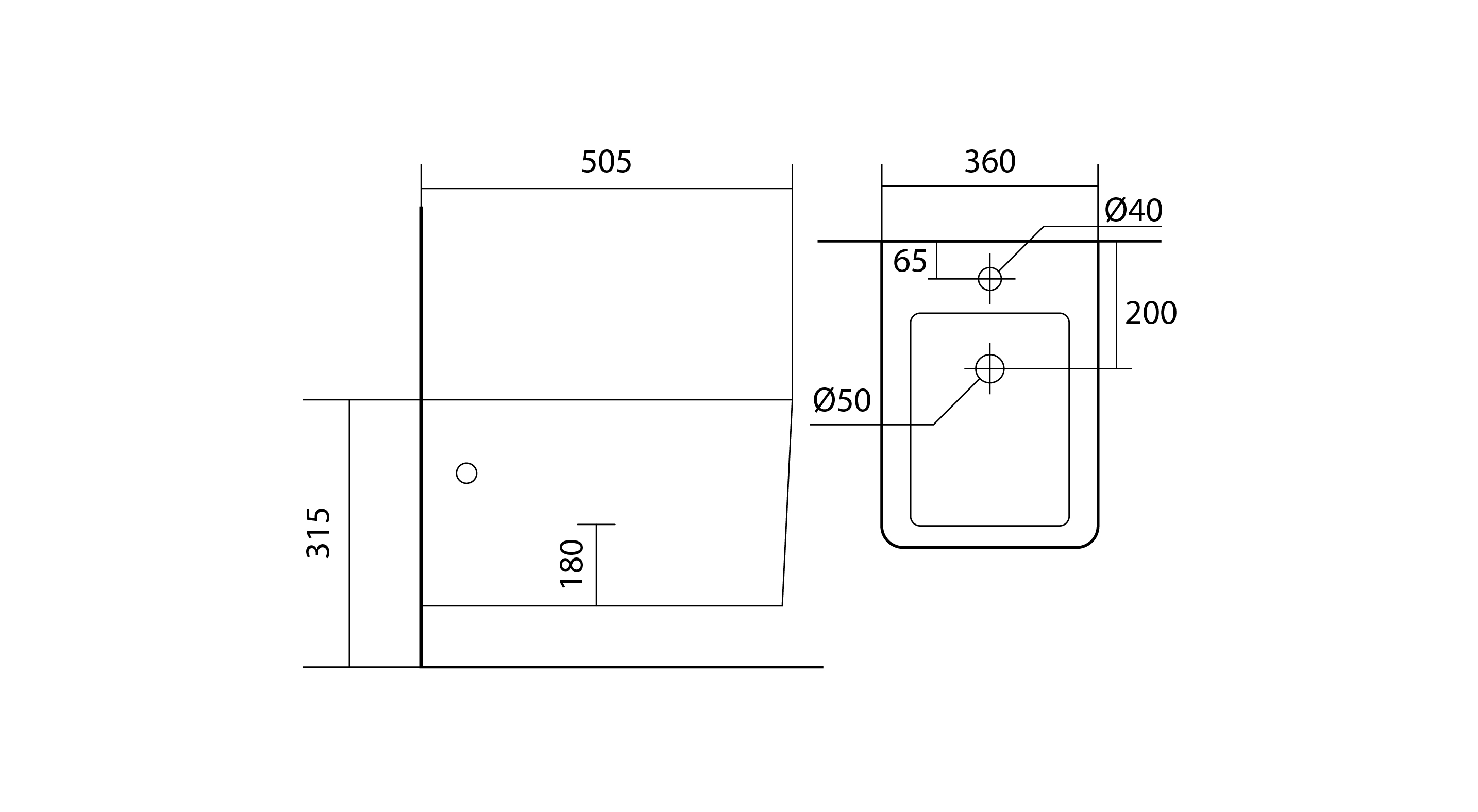 Биде подвесное ЛИБРА New Aquatek 510*360*305 AQ0506N-00