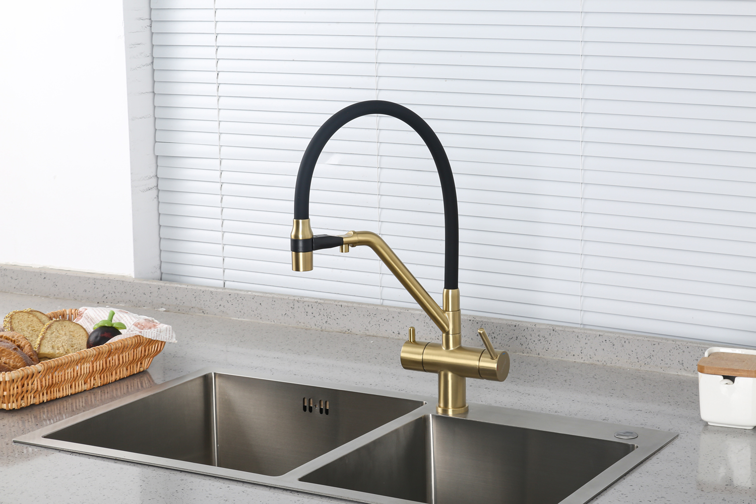 Смеситель для кухни с фильтром питьевой воды GAPPO G4398-83