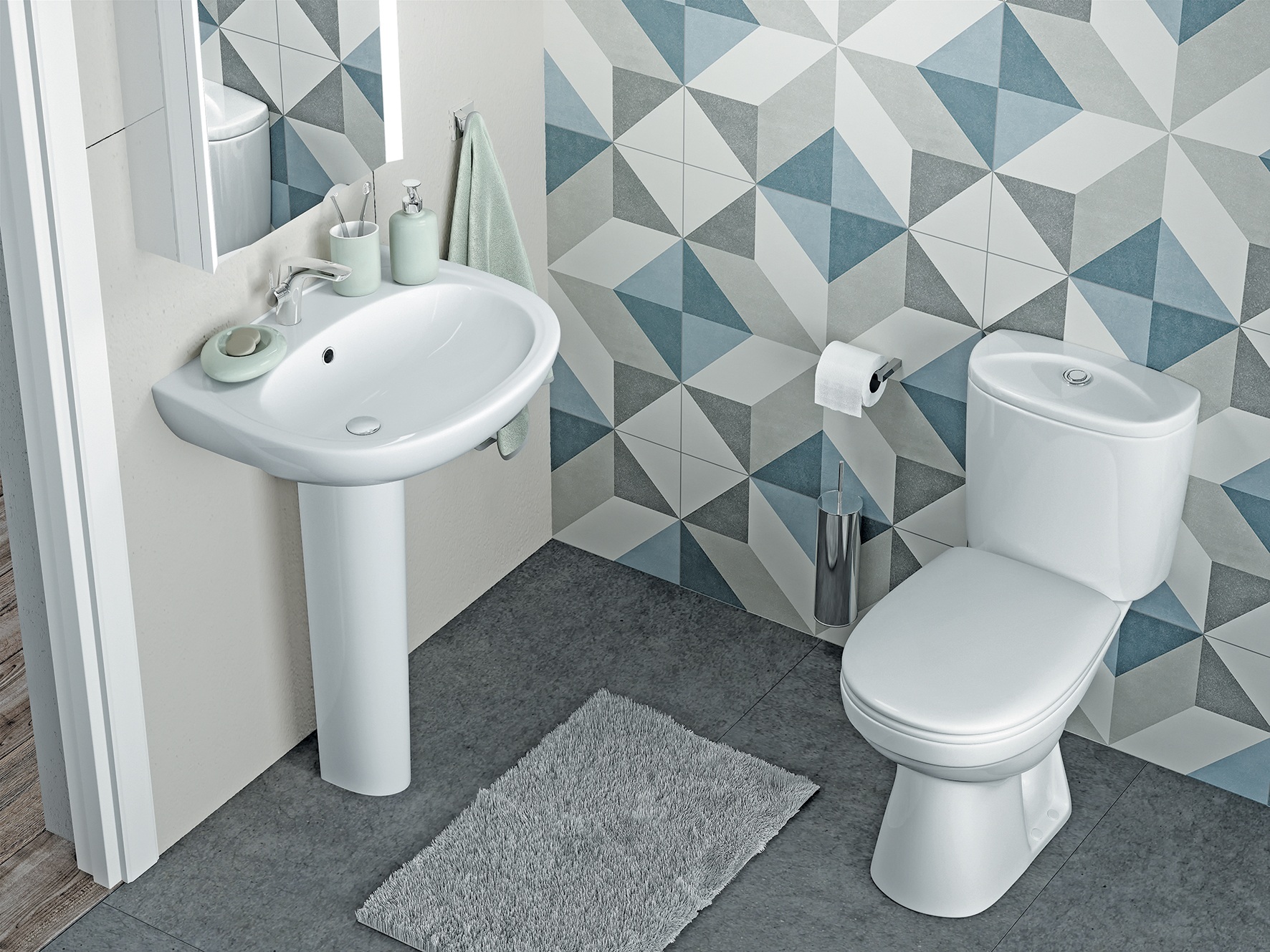 Пьедестал Santek для раковины Анимо 1WH110587 в магазинах СантехГид