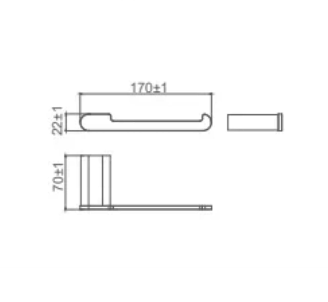 Бумагодержатель белый хром GAPPO G30903-28
