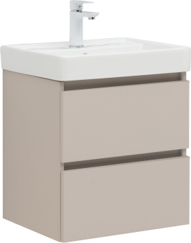 Тумба под раковину Aquanet Вега 2.0 50 бежевый