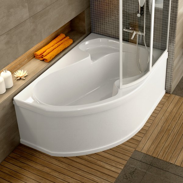 Передняя панель A для ванны ROSA 140( L,R)см белая