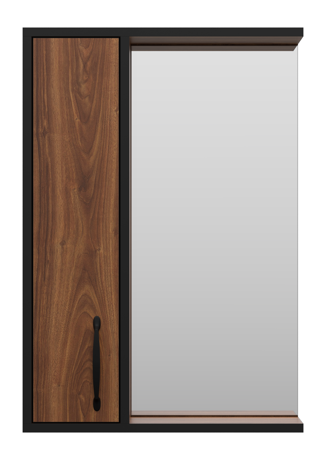 Зеркало Кедр - 50 с 1 шкавчиком левый Misty