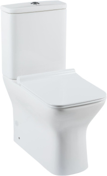Чаша напольного унитаза Aquanet Rimless CL-12248B Cube-C