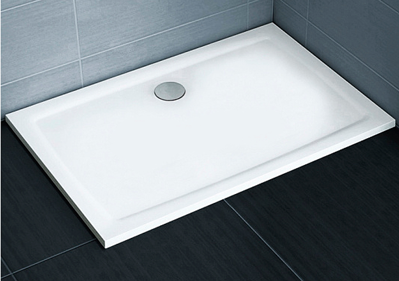 Душевой поддон из искусственного камня Ravak Gigant Pro 100x80 Flat Белый () XA03A411010
