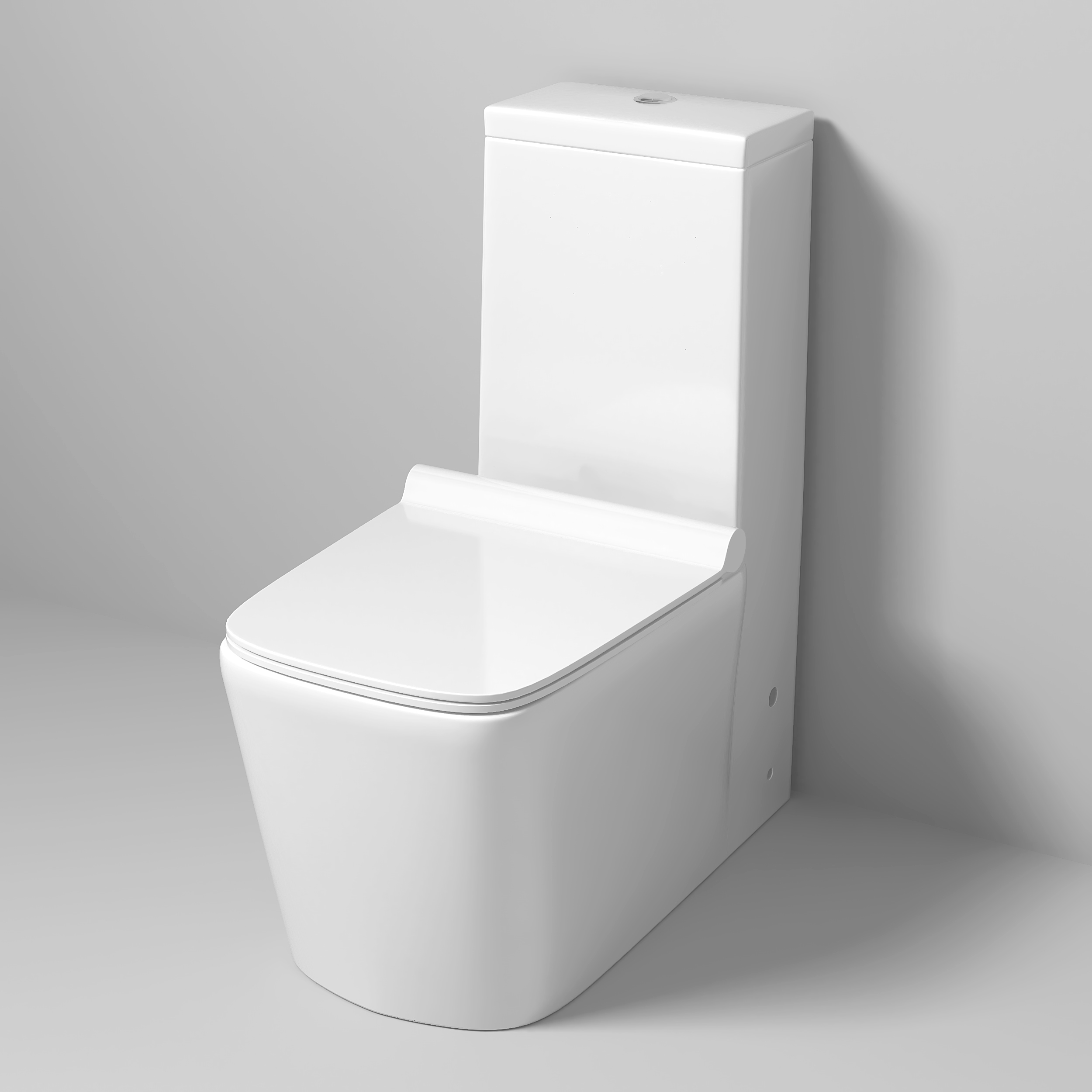 Унитаз напольный Grossman Falcon (665х350х820) белый,моноблок с тонкой крышкой,микролифт,1 GR-4400S