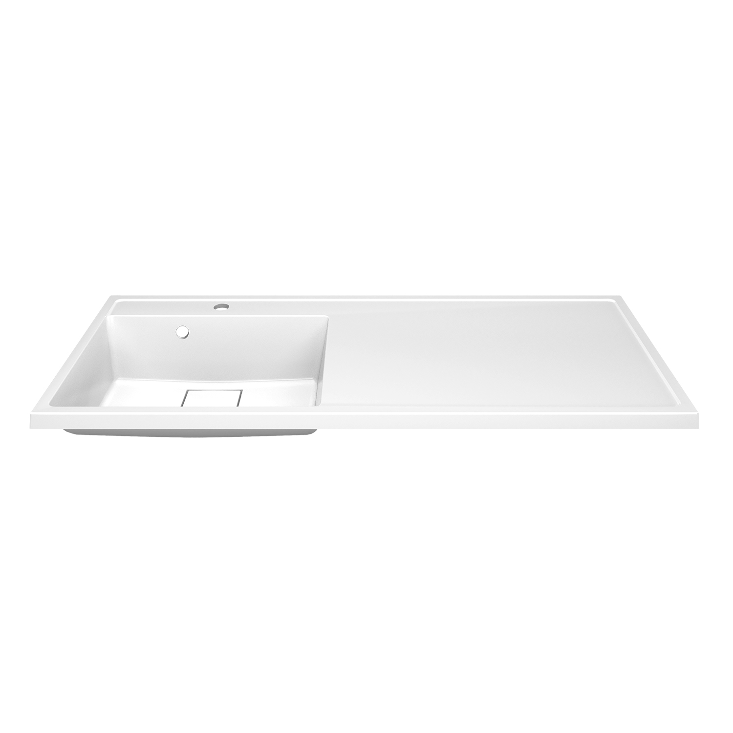 Раковина Azario Paola Magenta 1200 L левосторонняя, литьевой мрамор, белый (CS00078451) в магазинах СантехГид