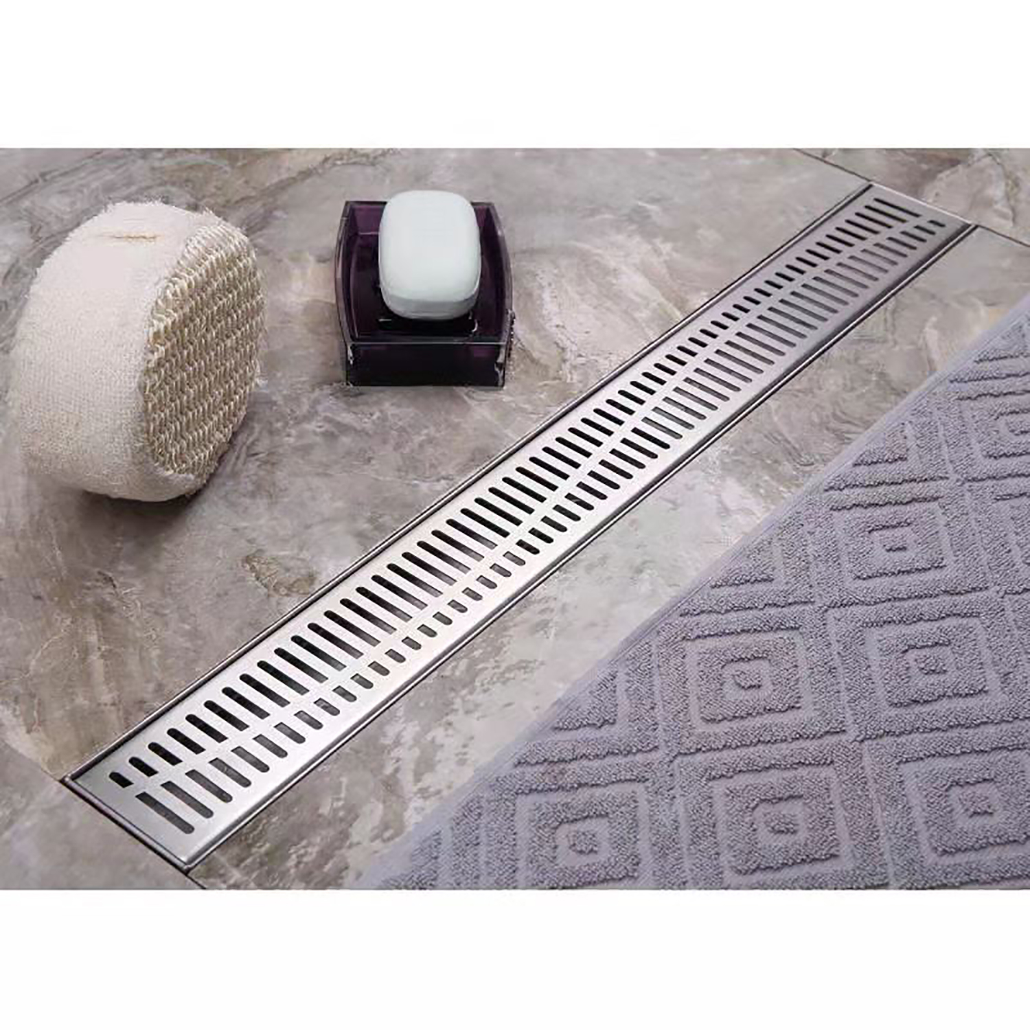 Душевой трап из нержавеющей стали 70*500 GAPPO