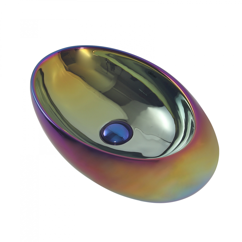 Раковина накладная ABBER Bequem AC2107Regen хамелеон в магазинах СантехГид