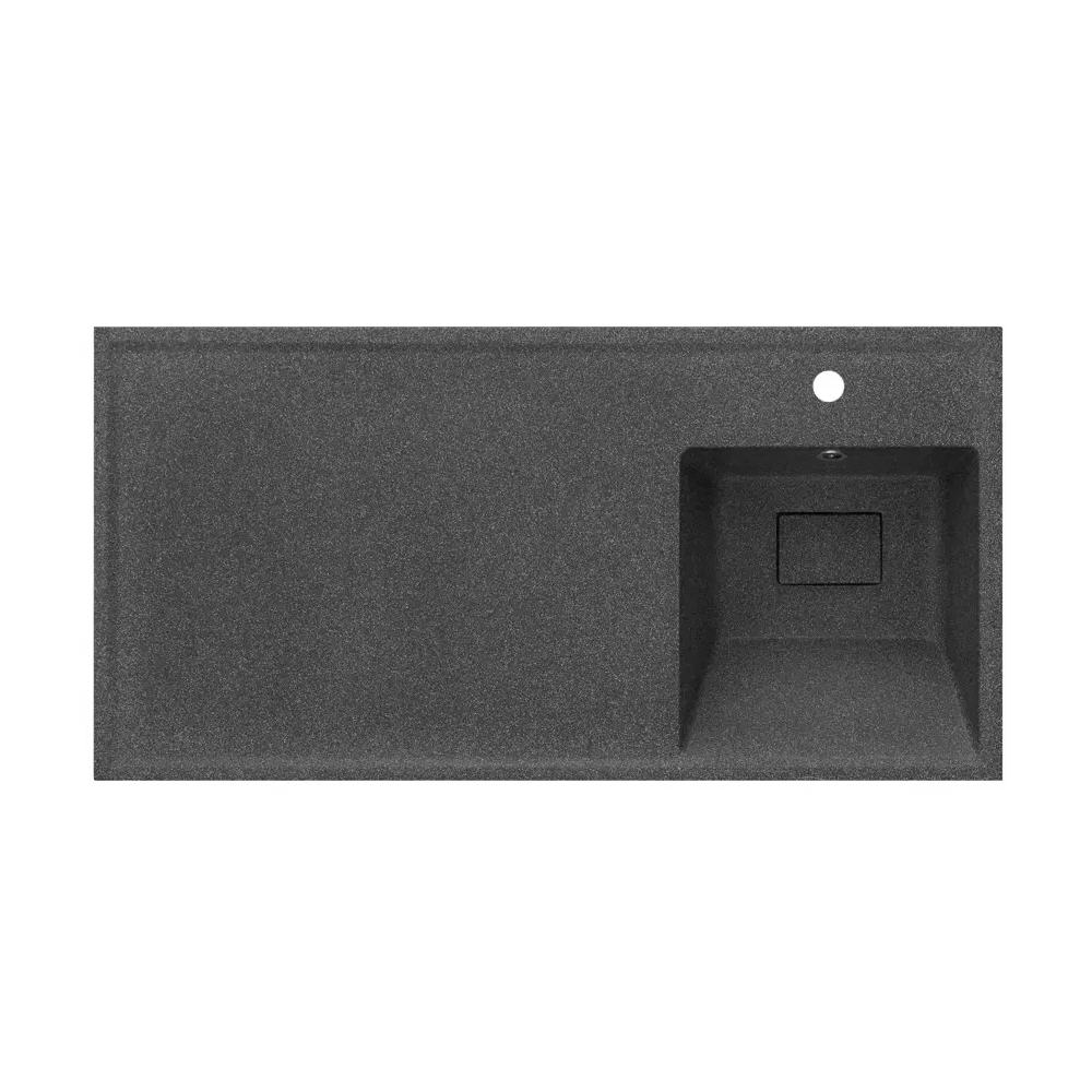 Раковина AQUATON Лайн 1000 правая, графит 1A72073KLF21R в магазинах СантехГид