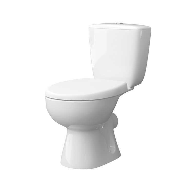 Унитаз-компакт КЕРАМИН Позитано двухрежимный, сиденье дюропласт (4810531150961)