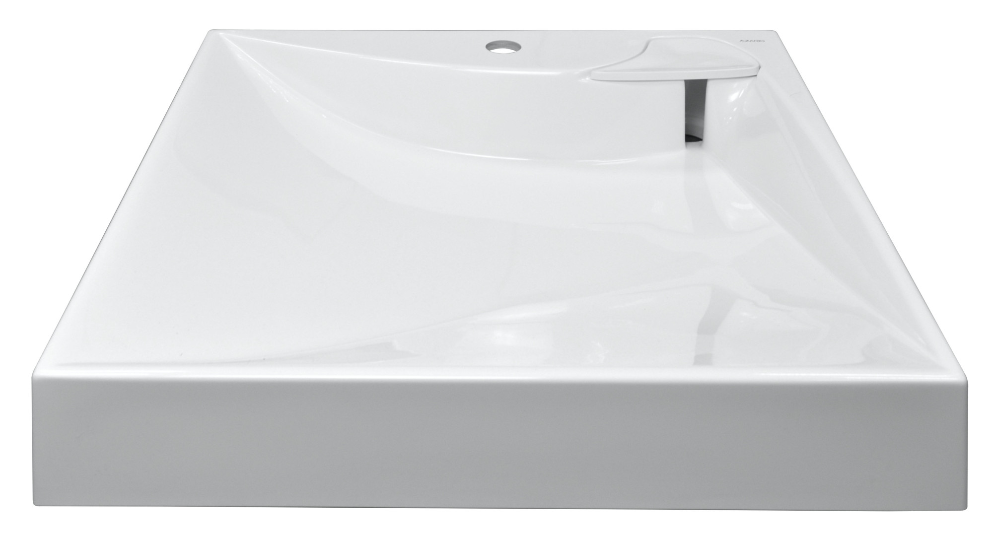 Раковина подвесная Azario Gratsiy 597х598х100 литьевой мрамор, белая (CS00078505) в магазинах СантехГид