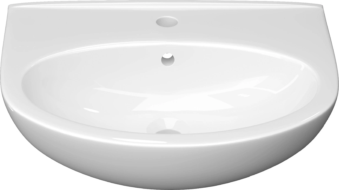 Раковина КЕРАМИН Лаго 55 белый () 4810531138976 в магазинах СантехГид