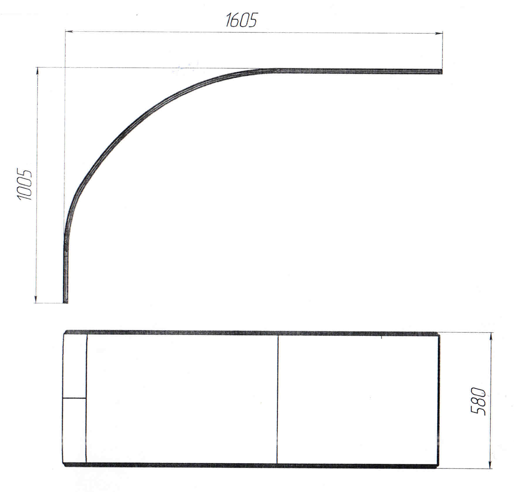 Панель FLAT "DIANA" 160 R/L