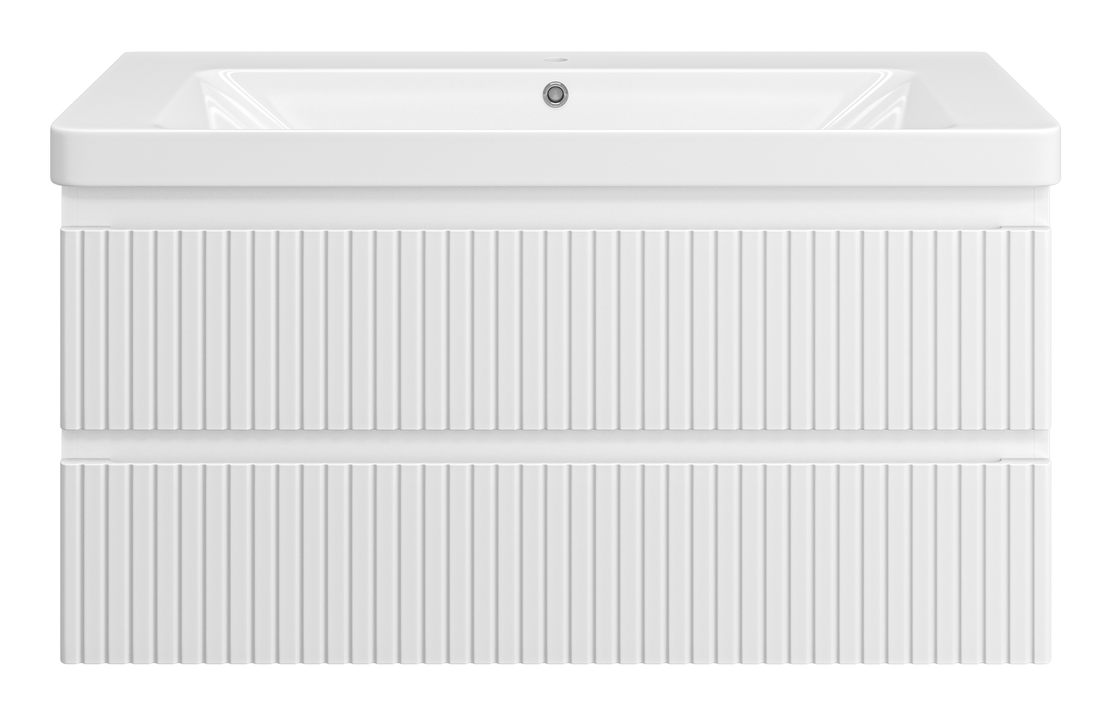 Тумба под раковину Brevita Victory 105 подвесная (белая)