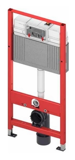 Инсталляция TECE 4 в 1 с подвесным унитазом Aquatek ЛИБЕРТИ с микролифтом, панель смыва хром