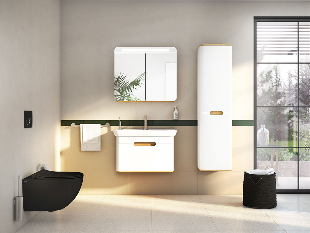 Унитаз безободковый подвесной VitrA Sento, цвет Матовый черный 7748B083-0101