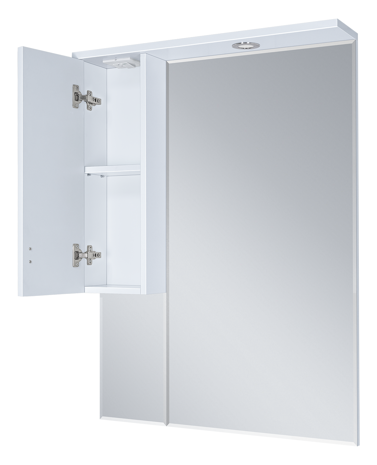 Зеркало-шкаф Дива - 65 со светом левое