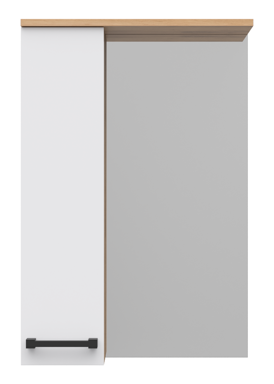 Зеркало Крафт - 50 с 1 шкаф. левый Misty