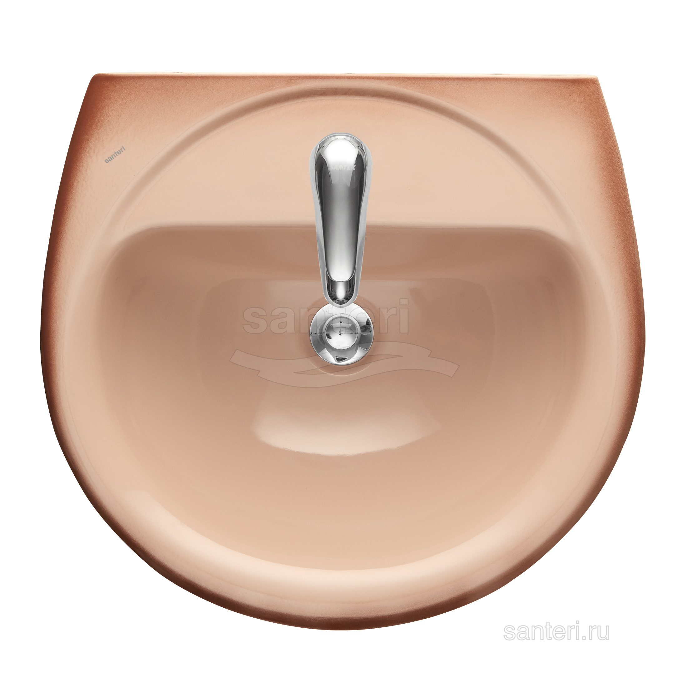 Раковина Santeri Соната с переливом декор бежевый 131112S0711B0 в магазинах СантехГид