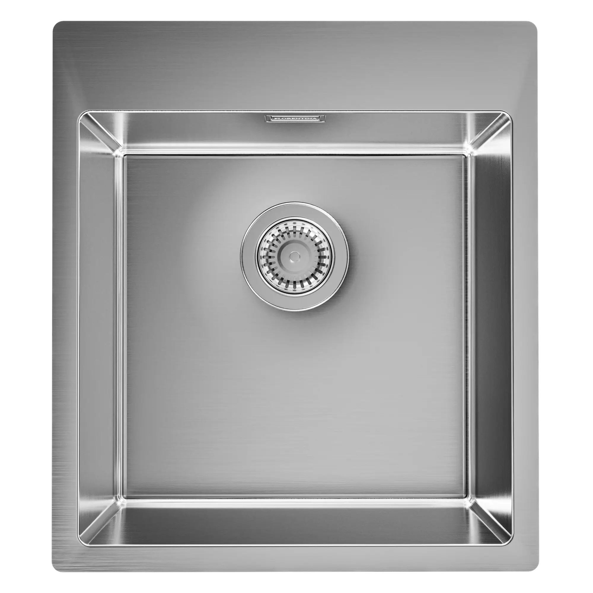 Мойка "Логика-НМ" 450.510.10.10, сатинированная, перелив в чаше