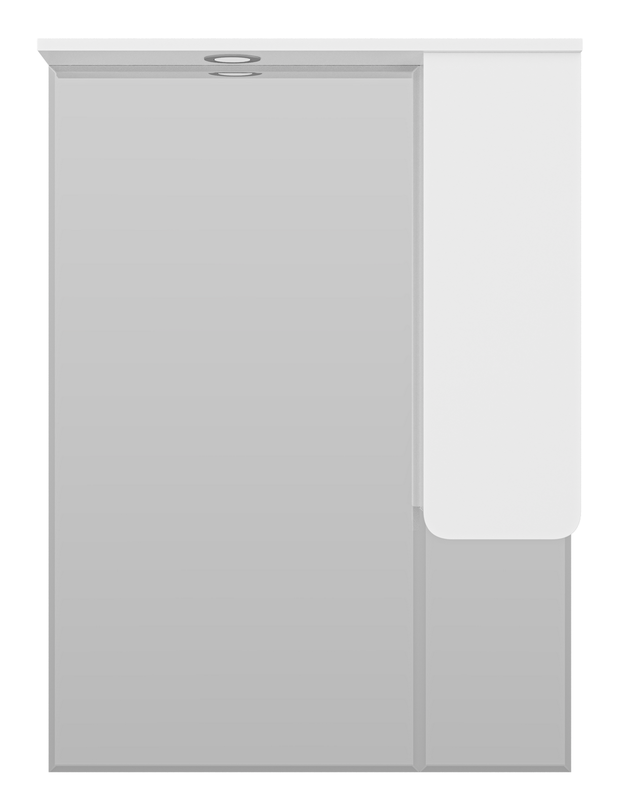 Зеркальный шкаф Misty Чегет 75 правый