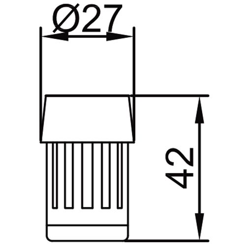 Аэратор светодиодный 1 цвет хром FRAP F72-12