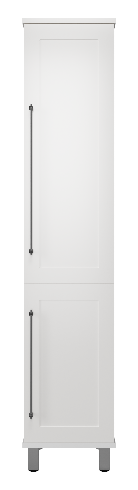 Пенал Марта - 35 белая эмаль (глянец) правый с Б/К