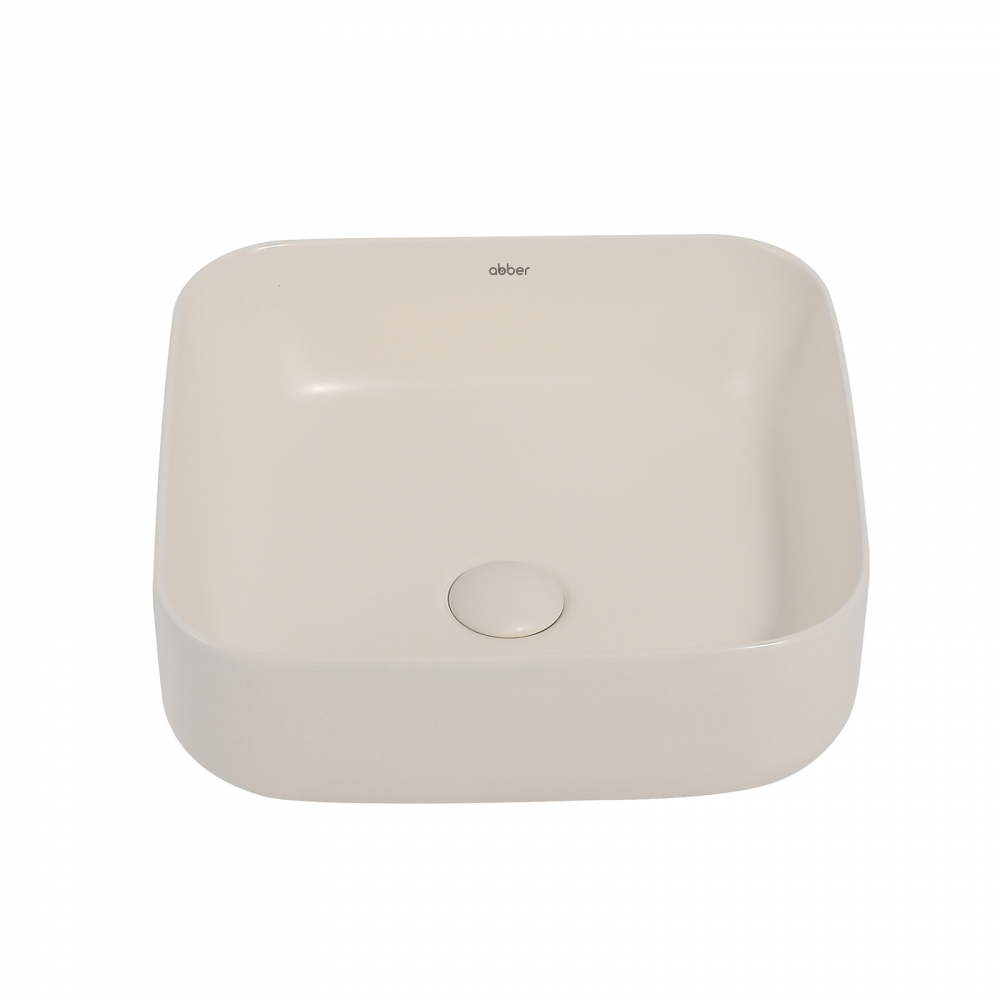 Раковина накладная ABBER Rechteck AC2211MBE светло-бежевая матовая в магазинах СантехГид