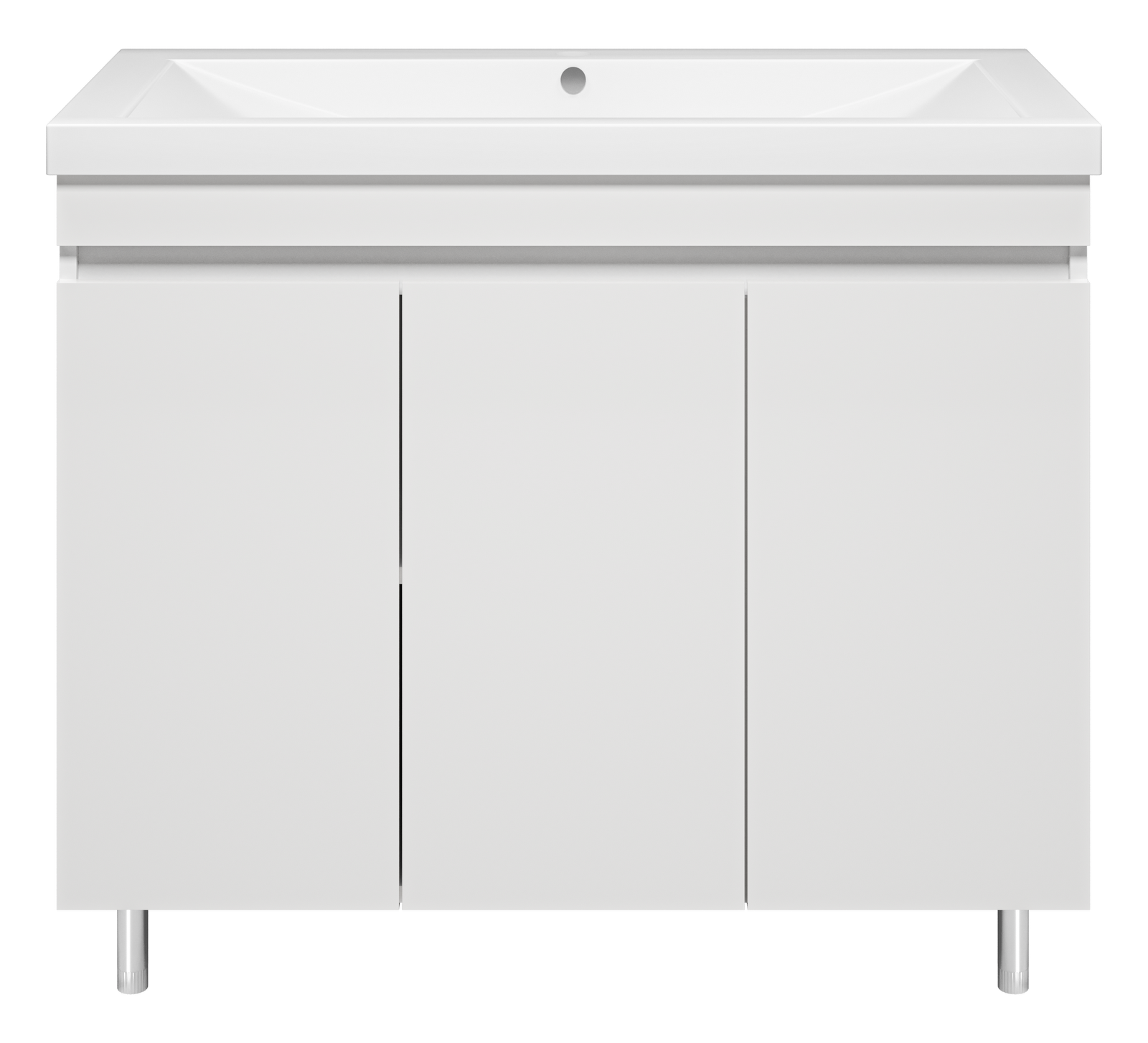 Тумба Енисей -100 прямая + раковина