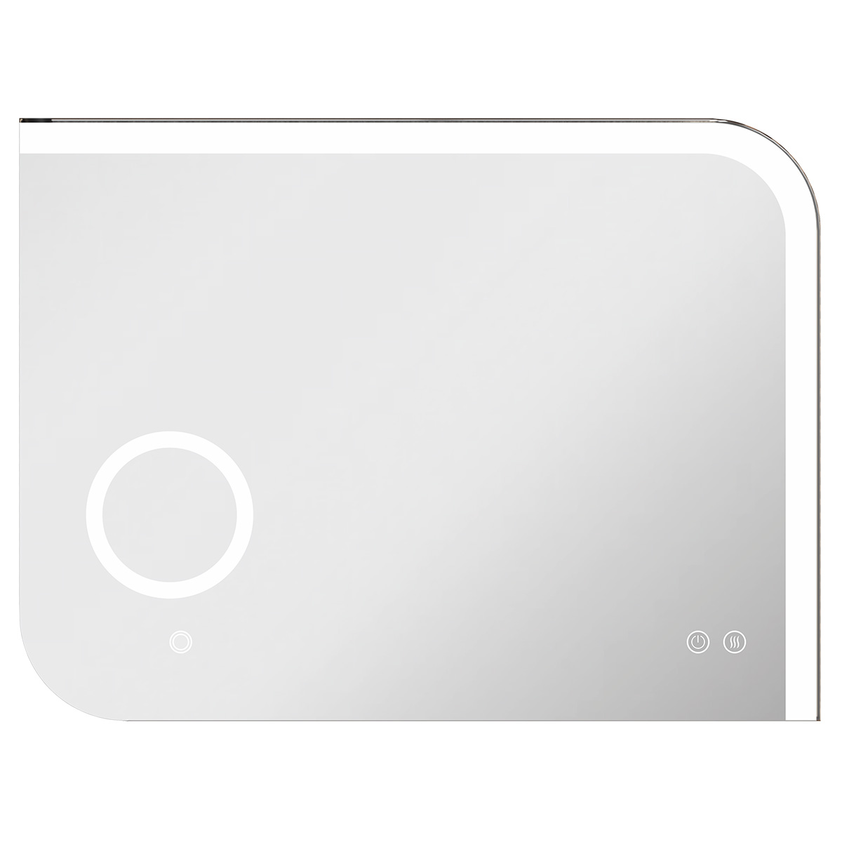 AZARIO зеркало "Golden" влагостойкое с подсветкой+подогрев+линза 1000*800 