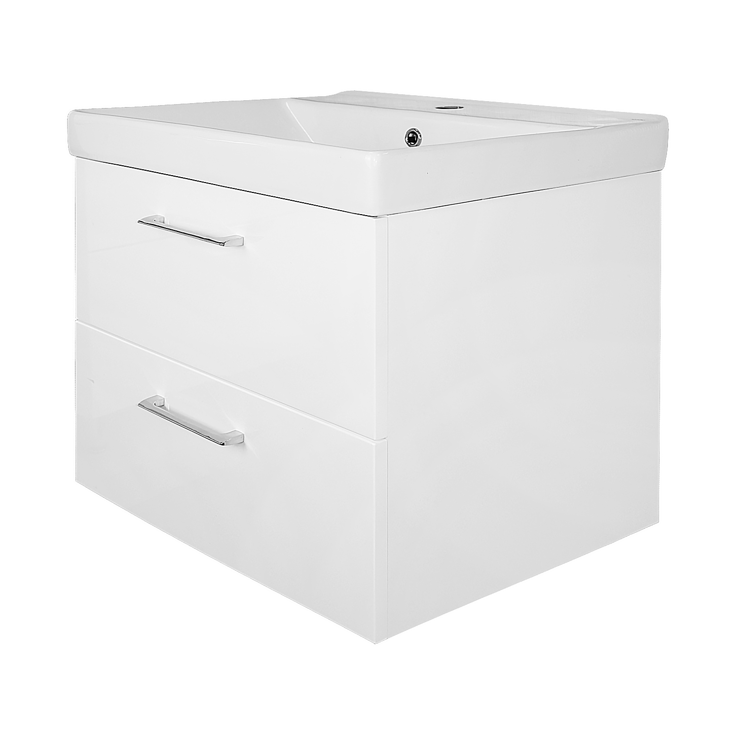 Комплект Azario Тумба Ника 60 610х480х560 подвесная, с раковиной Tempo 60 () CS00091367
