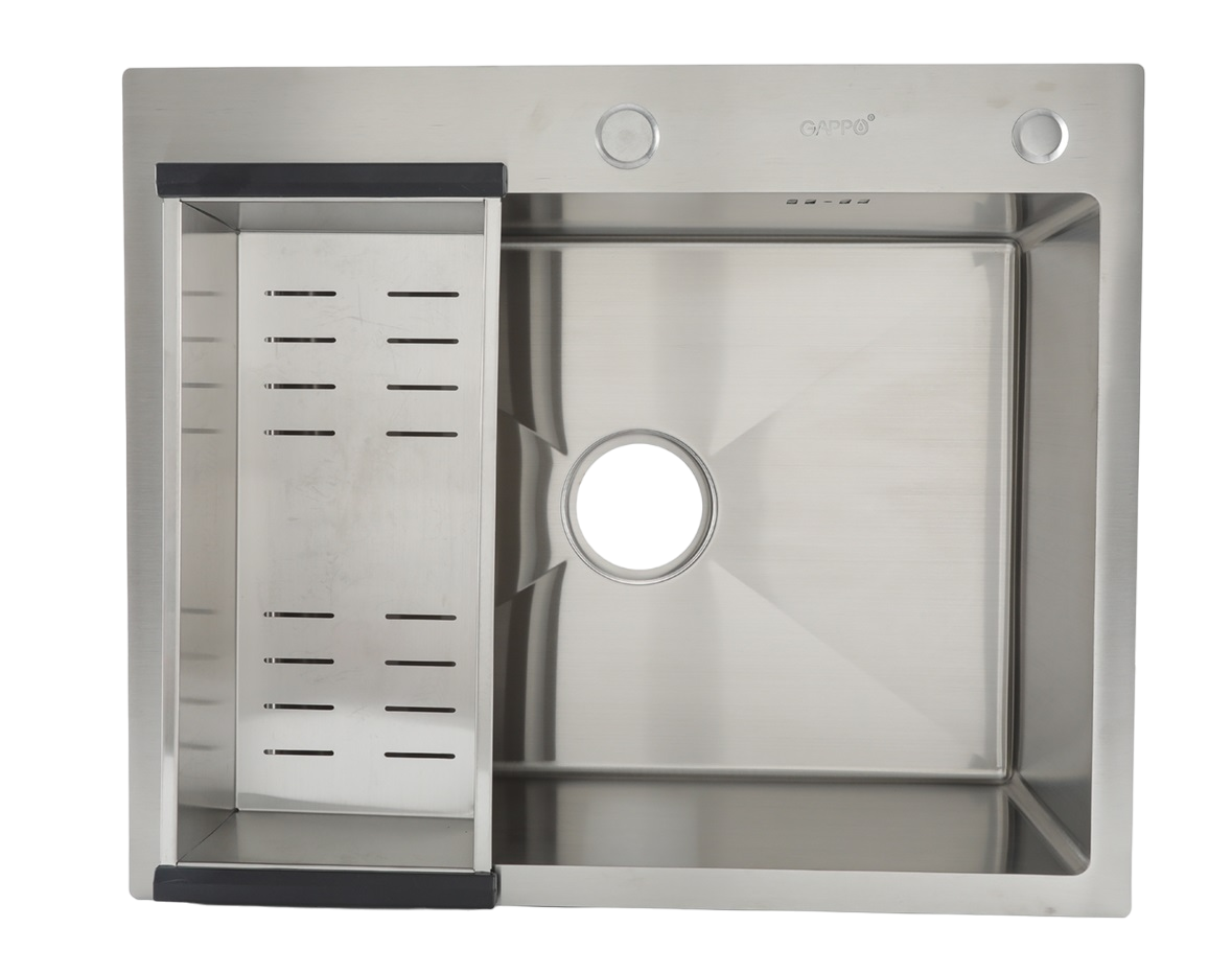 Мойка 0,8мм сатин 600x500x215mm GAPPO GS6050