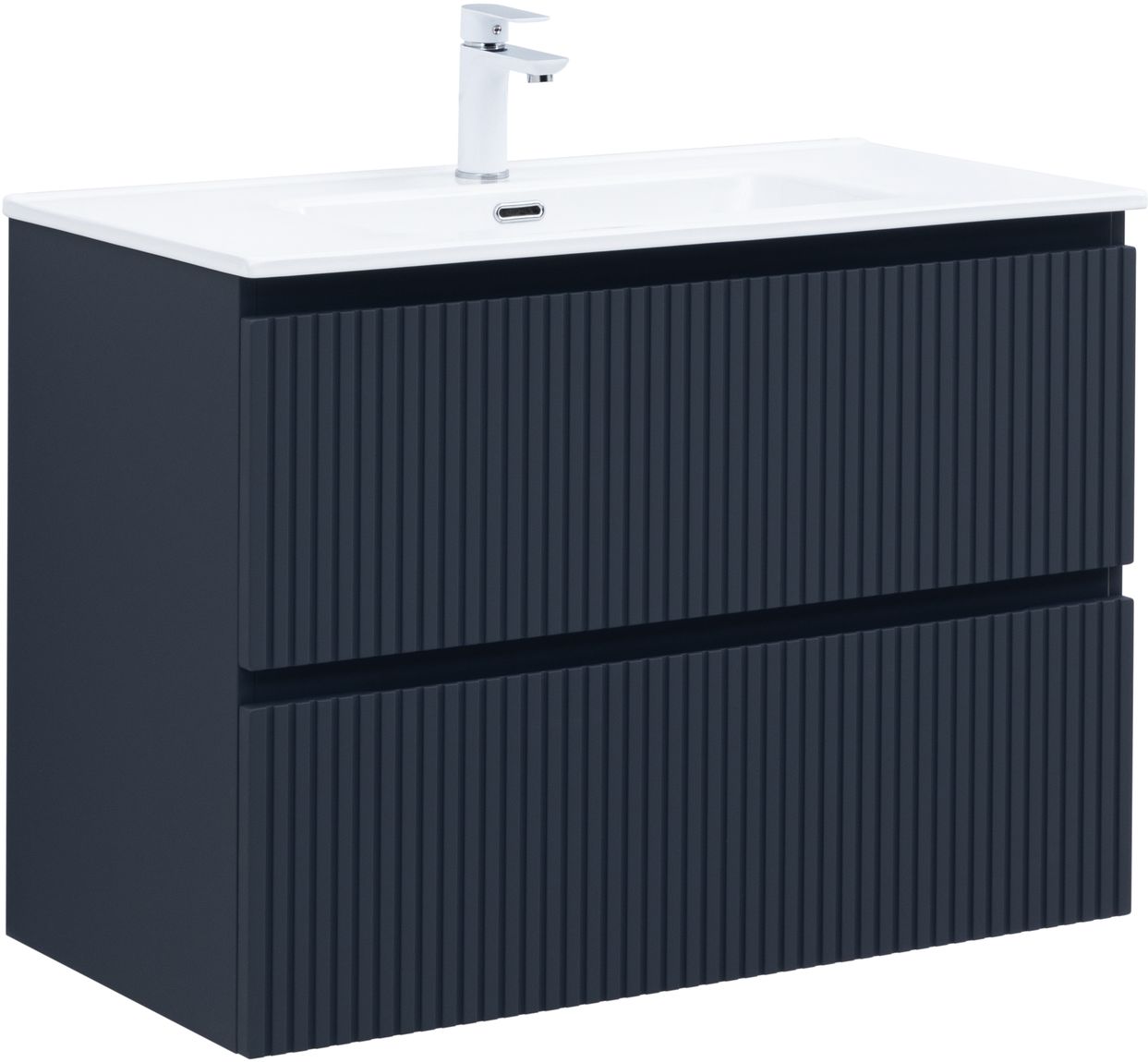 Тумба под раковину Aquanet Джейн (Flat) 90 маренго