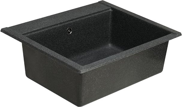 Кухонная мойка AQUATON Делия 60, графит () 1A715232LD210
