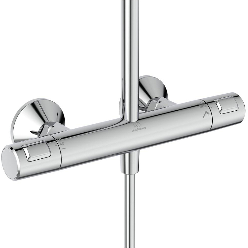 Термостатический смеситель, ручной душ и верхняя лейка A7701AA