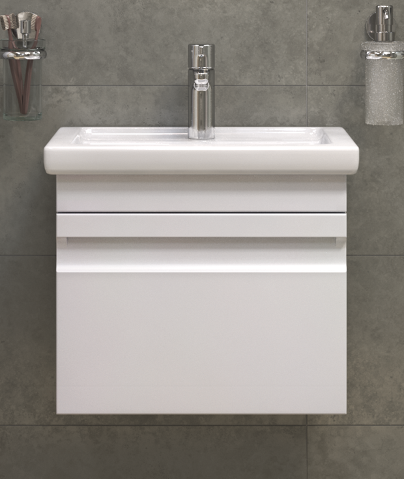 Тумба под раковину Holly 500-0-1 (Como) навесная