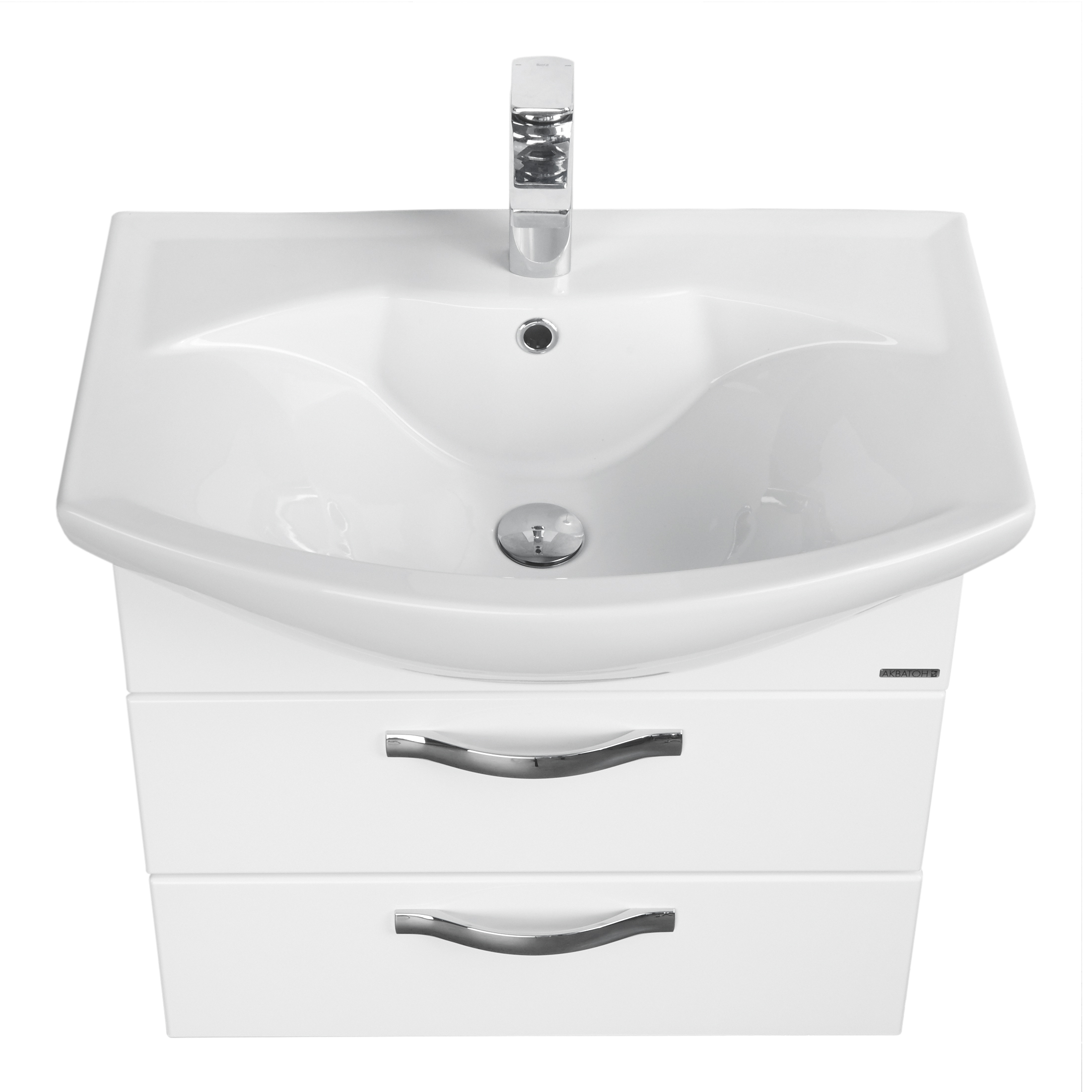 Тумба под раковину AQUATON Ария 65 М белый 1A123301AA010