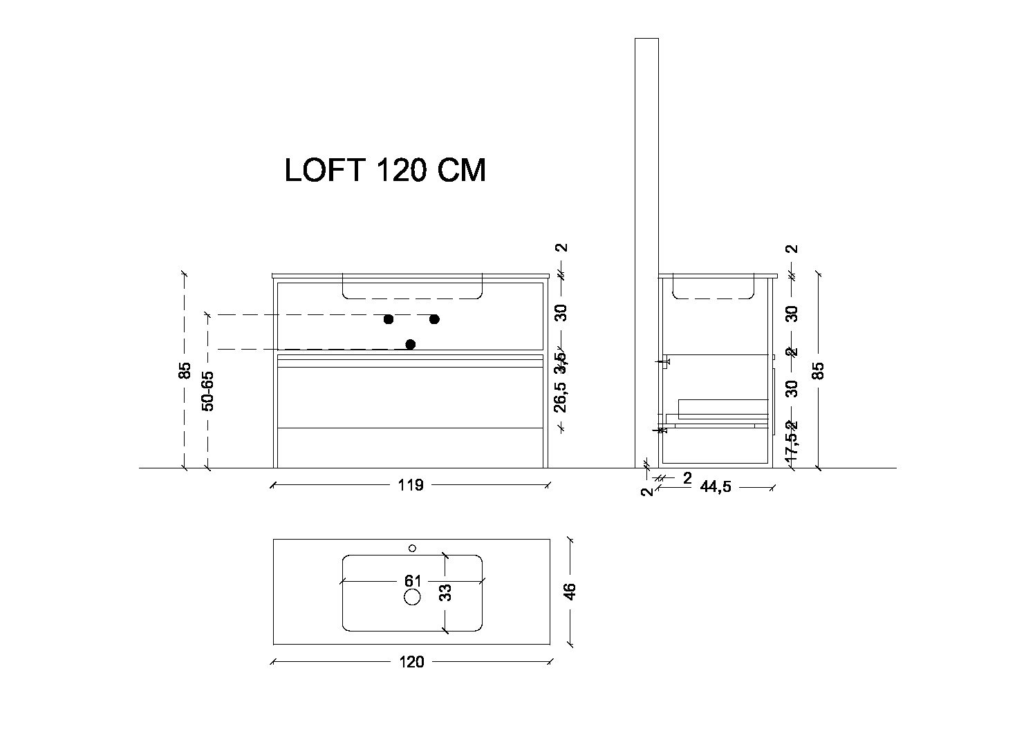 Консоль LOFT 120