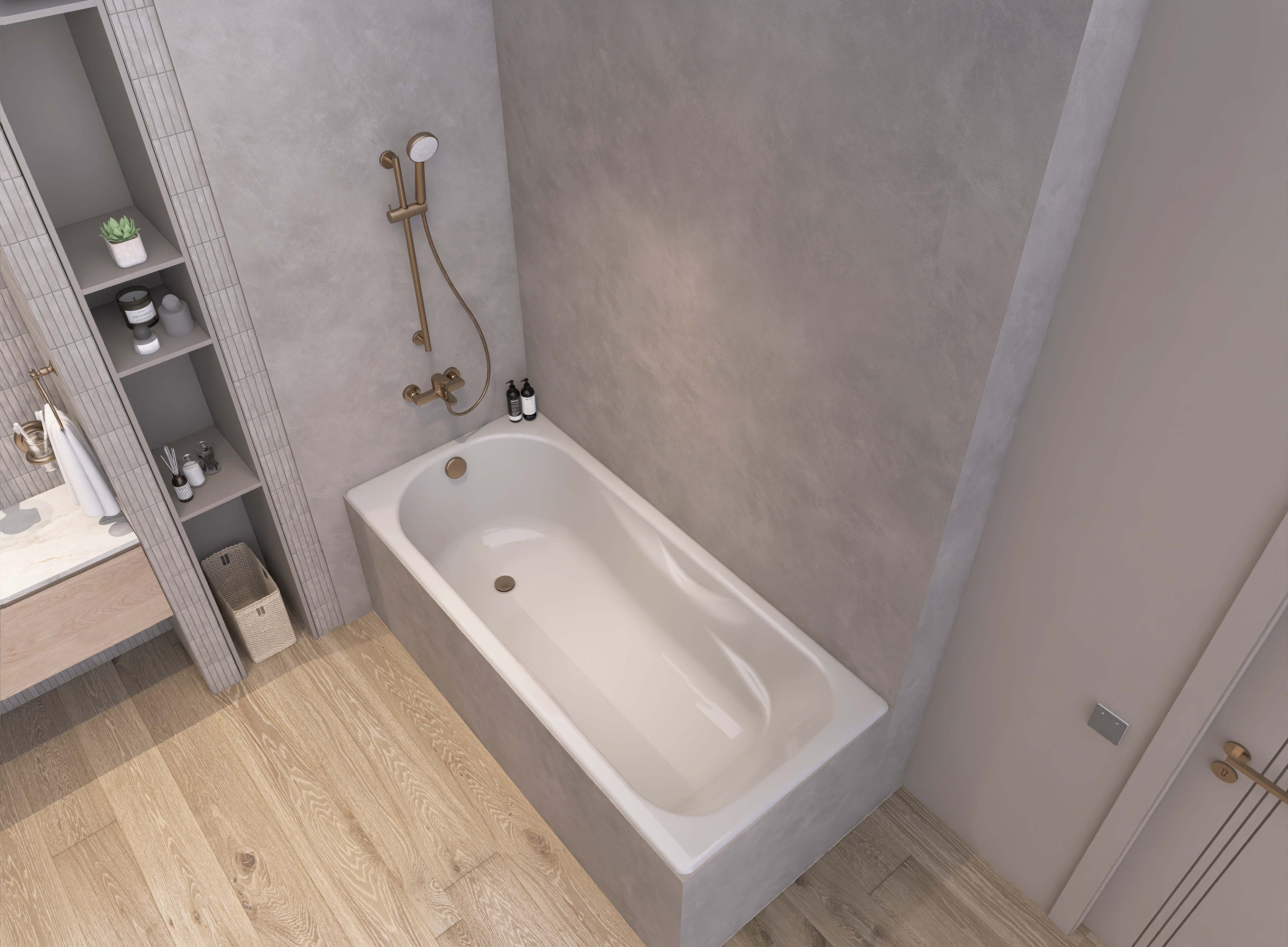 Ванна чугунная Wotte Comfort 1800х800х462 (БП-э00д1475)