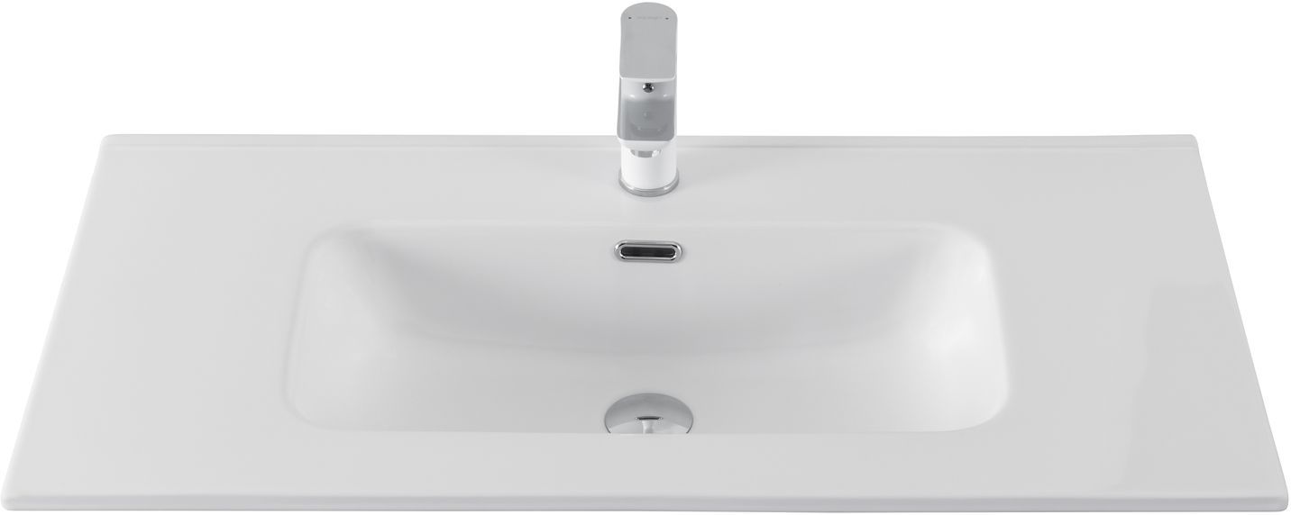 Раковина Aquanet Flat 90 белая матовая