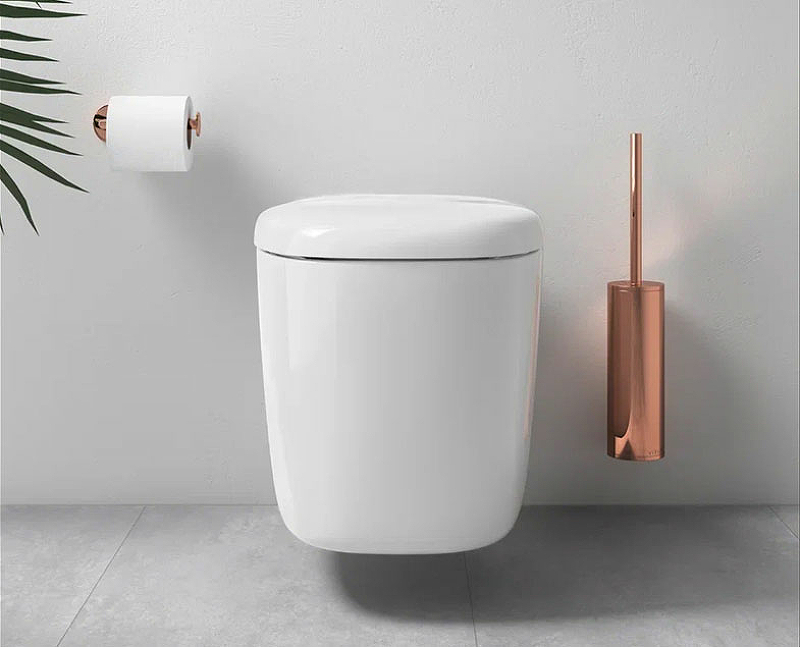 Унитаз безободковый подвесной Plural Rim-Ex цвет матовый белый Vitra