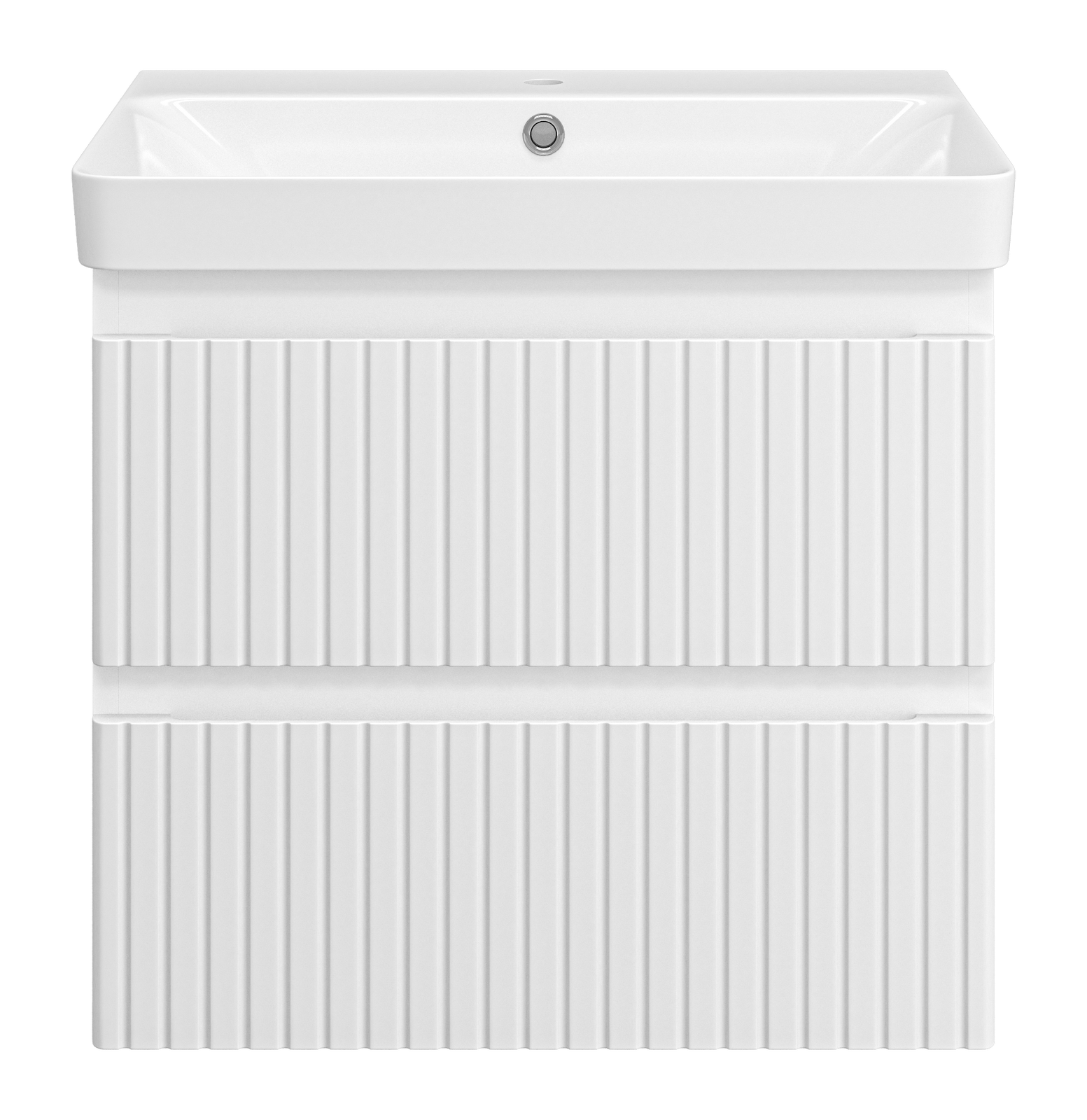 VICTORY - 60 Тумба подвесная с 2 ящ. белый + раковина