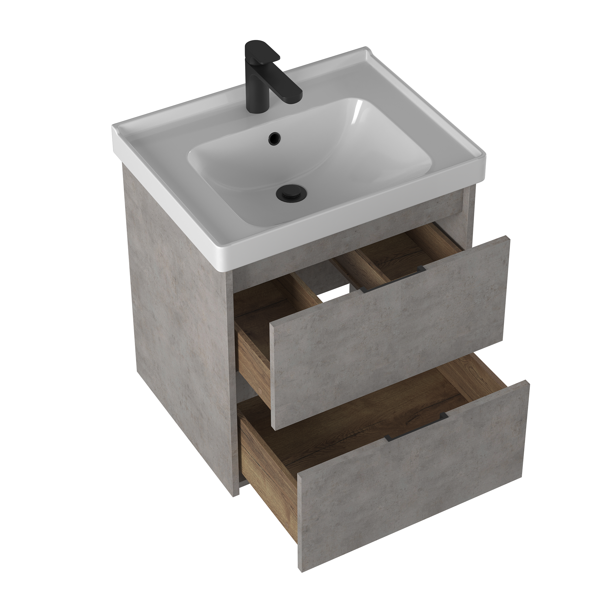 Тумба под раковину Briz Чикаго
60 см, бетон