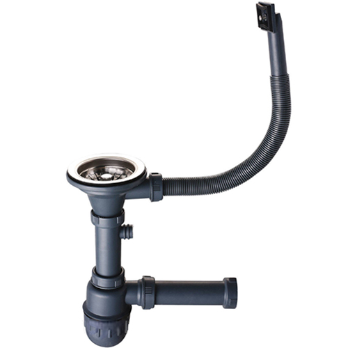 Сифон с переливом для мойки FRAP FA101 в магазинах СантехГид