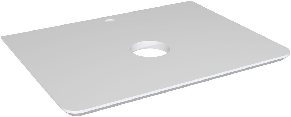 Столешница Aquanet Эмбер 60 белый матовый