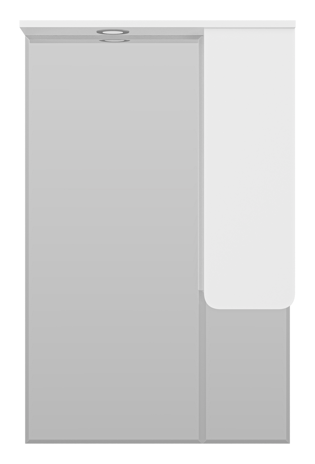 Зеркальный шкаф Misty Чегет 65 правый