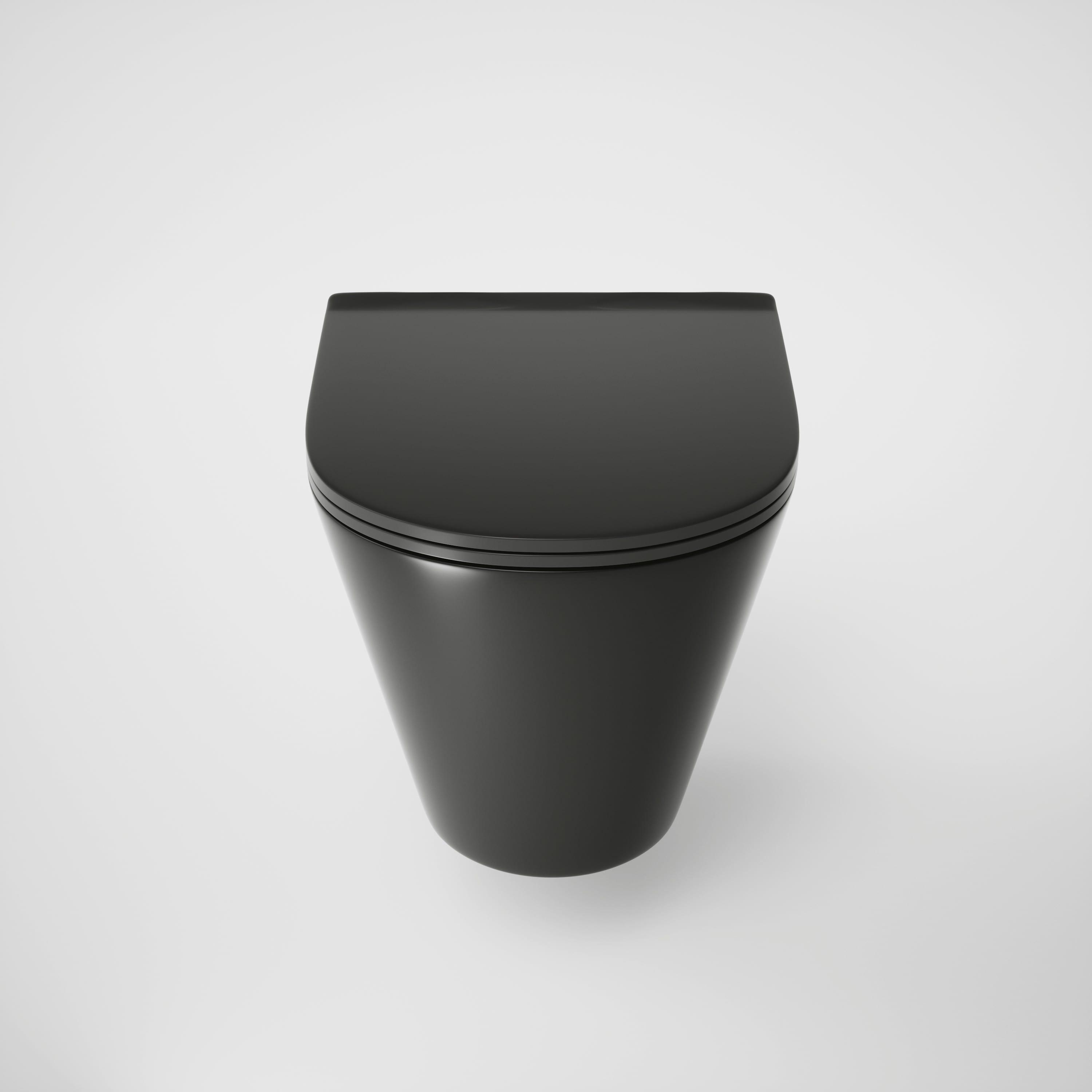 Унитаз подвесной Grossman (480х360х360) безободковый,черный матовый с тонкой крышкой GR-4477BMS